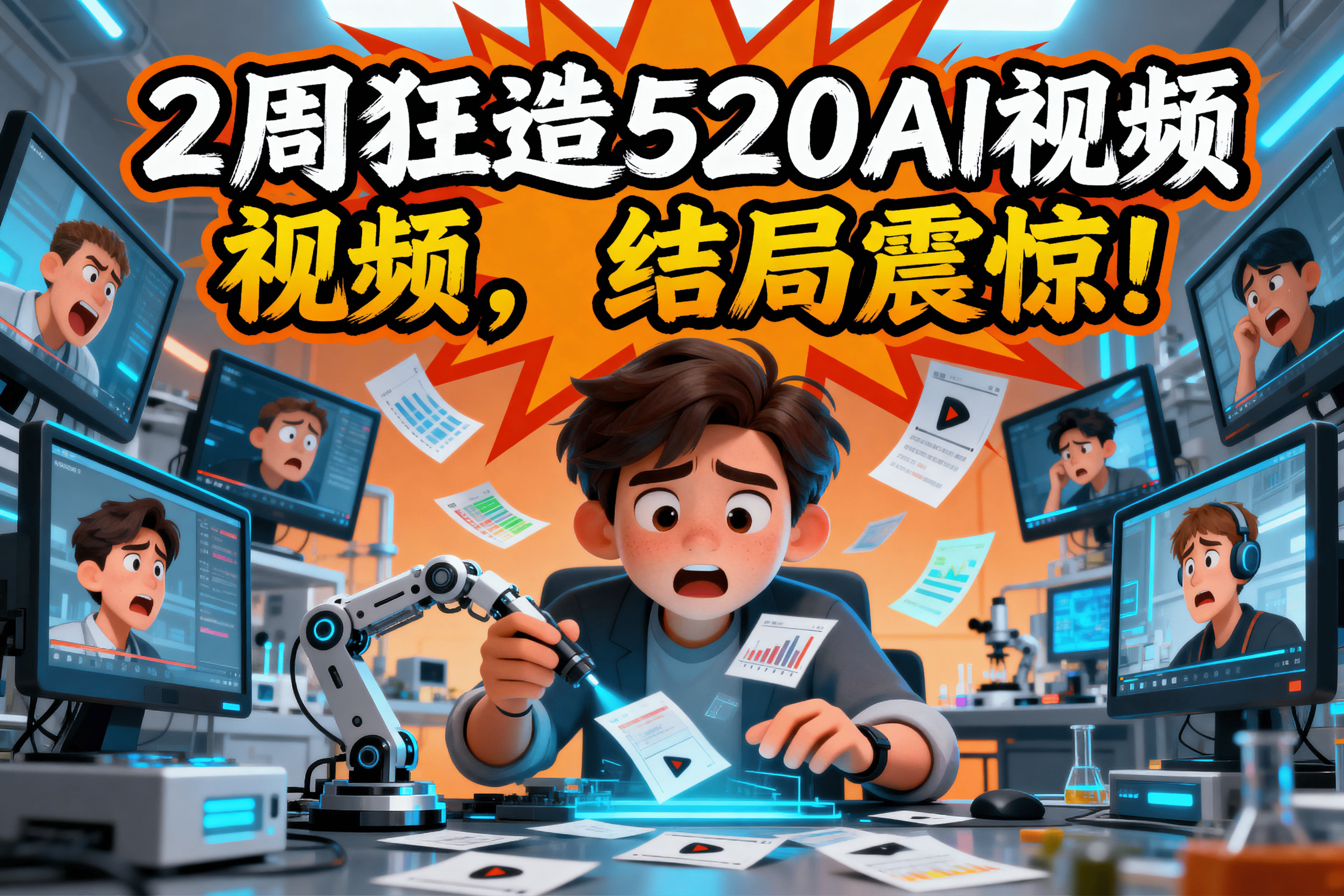 短短2个星期，我使用AI做了520个视频，然而结果却...